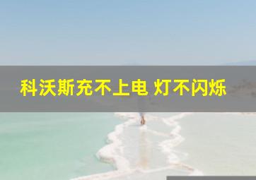 科沃斯充不上电 灯不闪烁